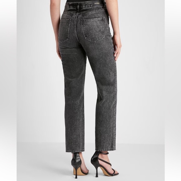 Express size 12P Jeans Black Distressed Ankle Boot - Picture 6 of 12